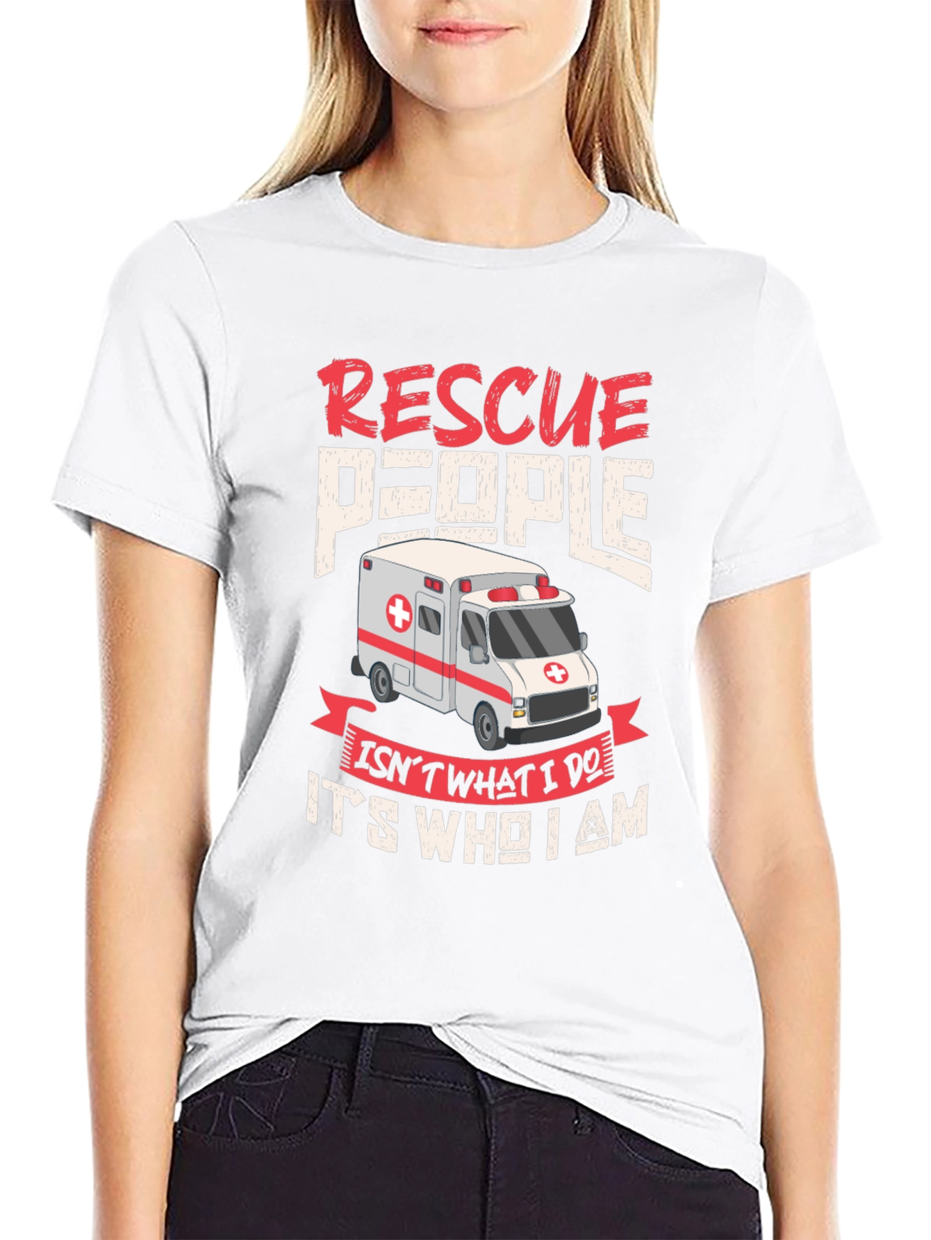 Rescue People EMT T-Shirt - Its Who I Am!