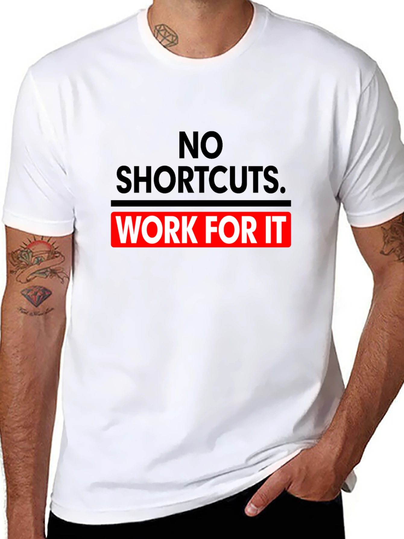 No Shortcuts Graphic Tee