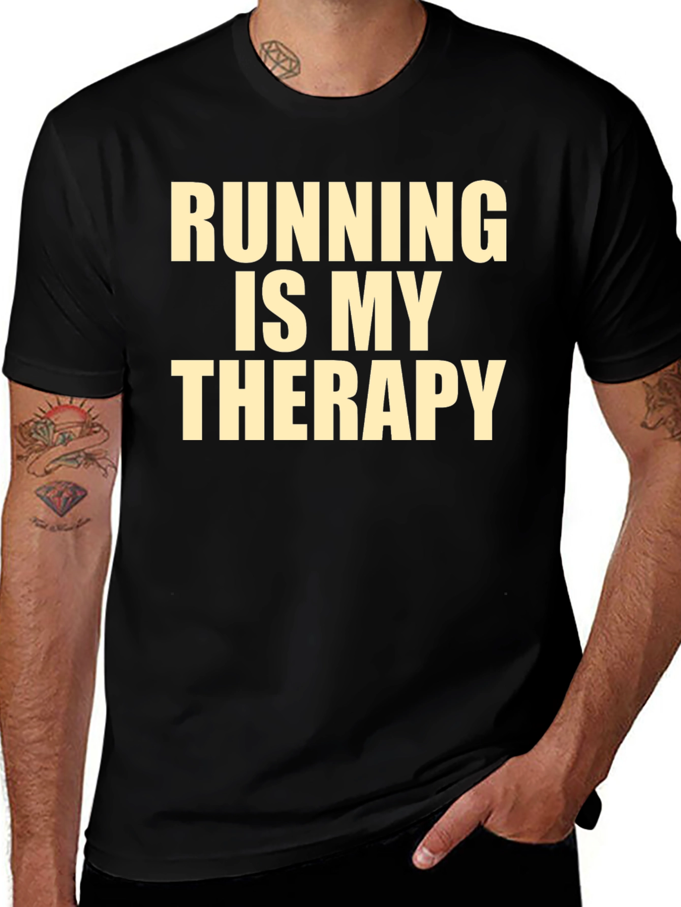 Running Is My Therapy T-Shirt