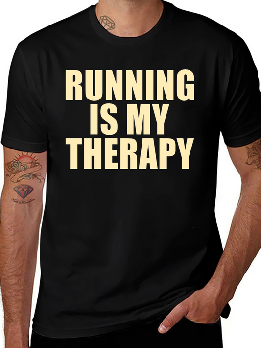 Running Is My Therapy T-Shirt