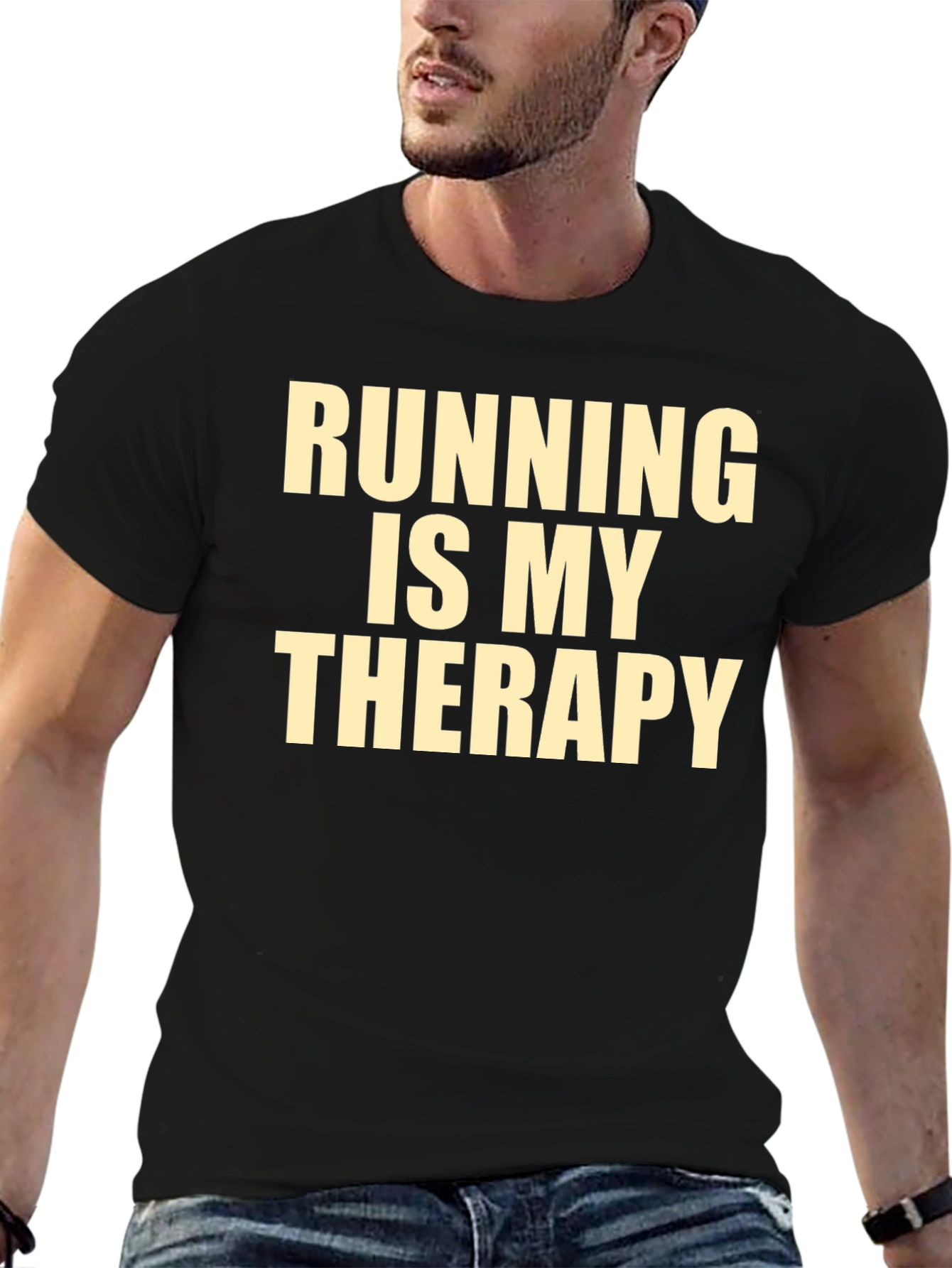 Running Is My Therapy T-Shirt