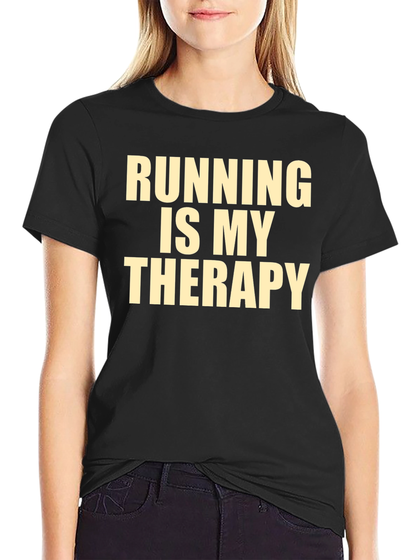 Running Is My Therapy T-Shirt