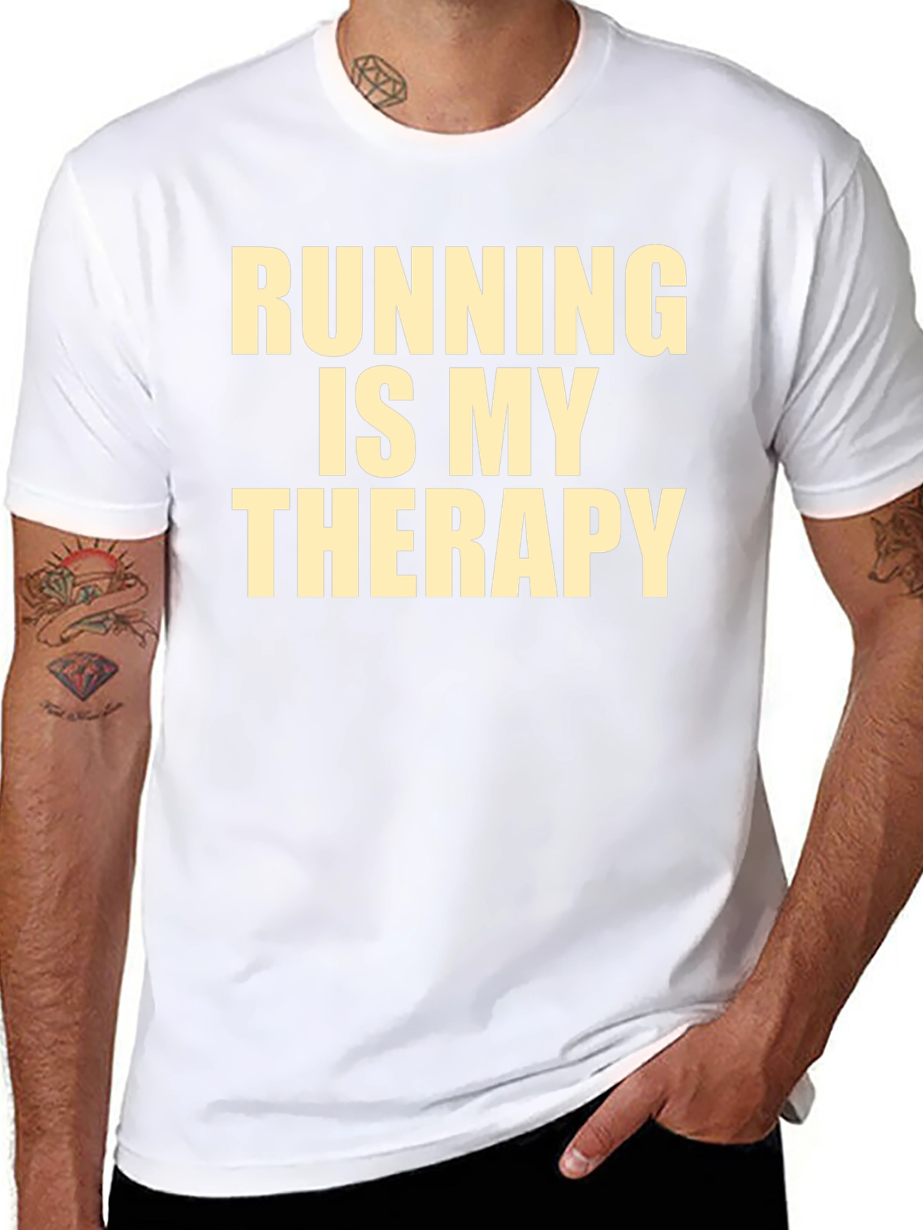 Running Is My Therapy T-Shirt