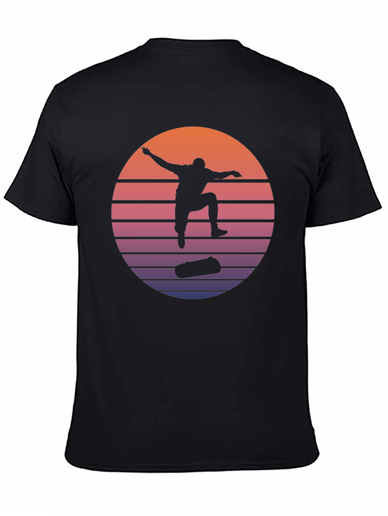 Retro Skateboarder Silhouette Tee