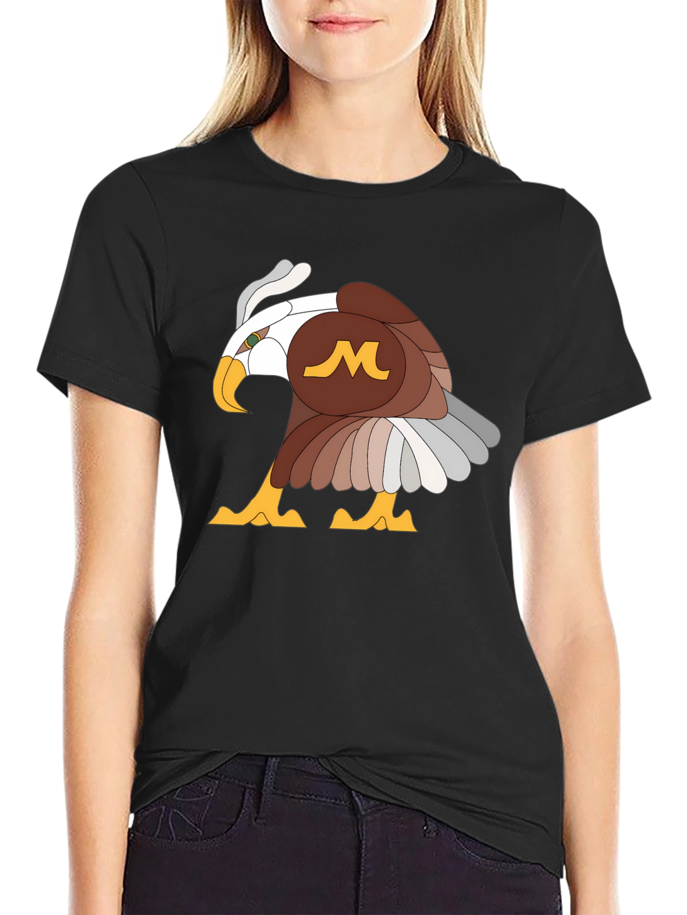 Eagle Logo Graphic Tee - Stylish Casual Wear