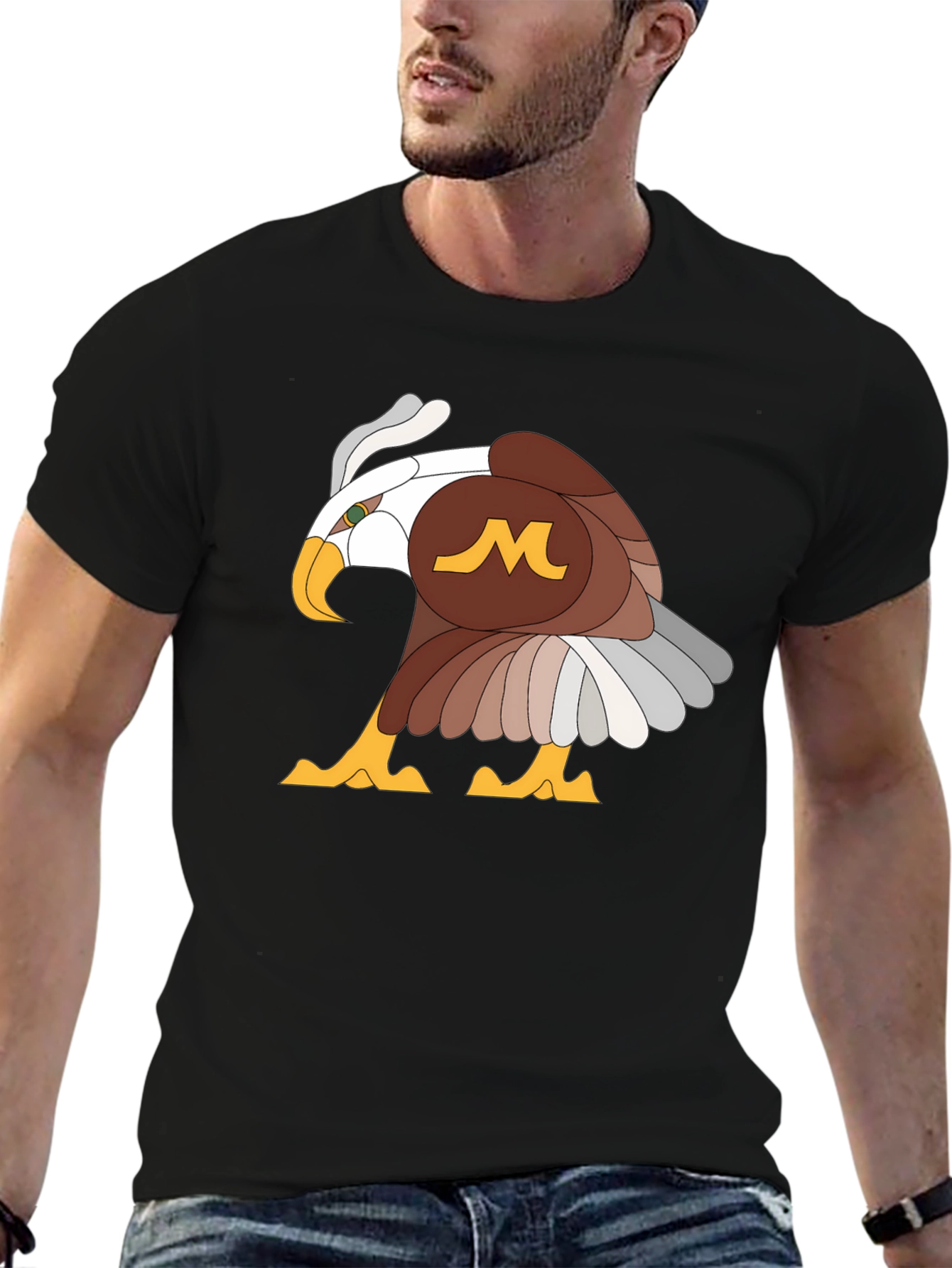 Eagle Logo Graphic Tee - Stylish Casual Wear