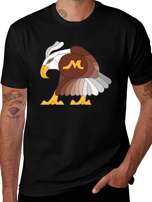 Eagle Logo Graphic Tee - Stylish Casual Wear