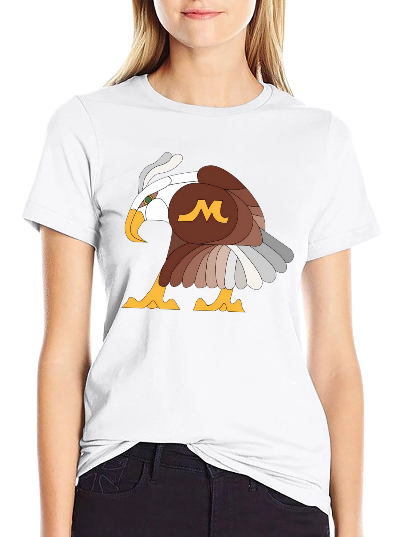 Eagle Logo Graphic Tee - Stylish Casual Wear