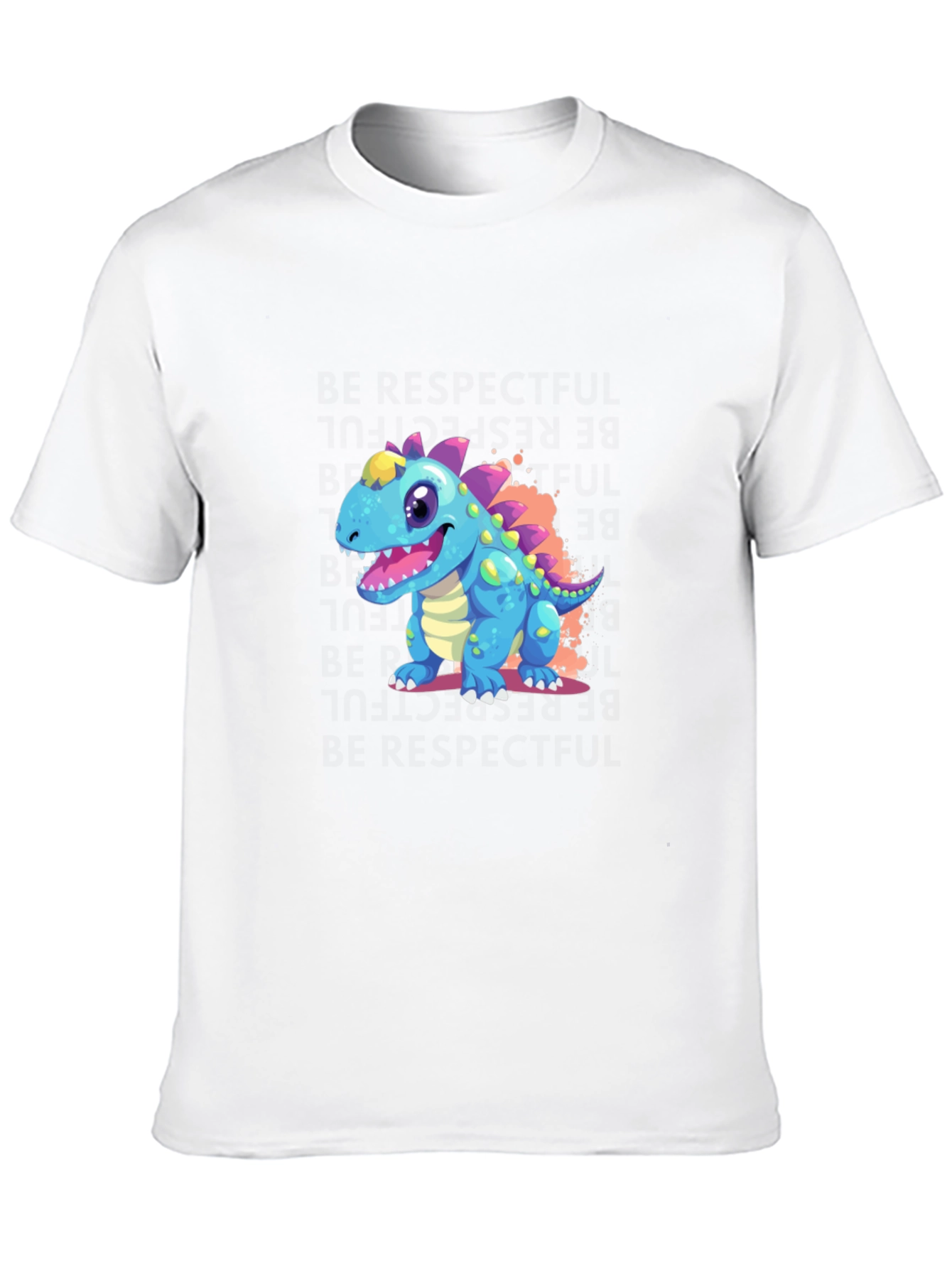 Cartoon Dinosaur Graphic Tee - Fun & Unique!
