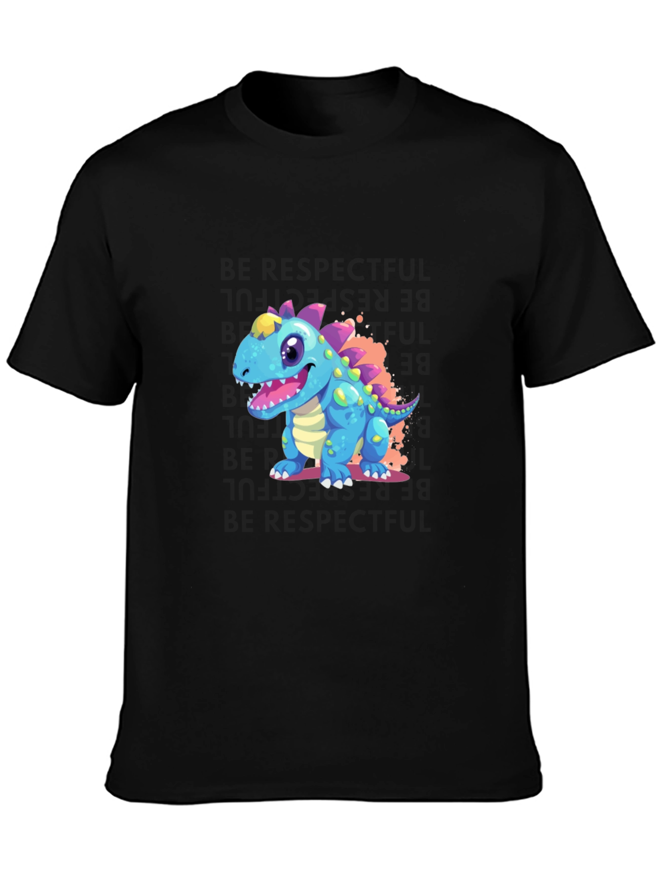 Cartoon Dinosaur Graphic Tee - Fun & Unique!