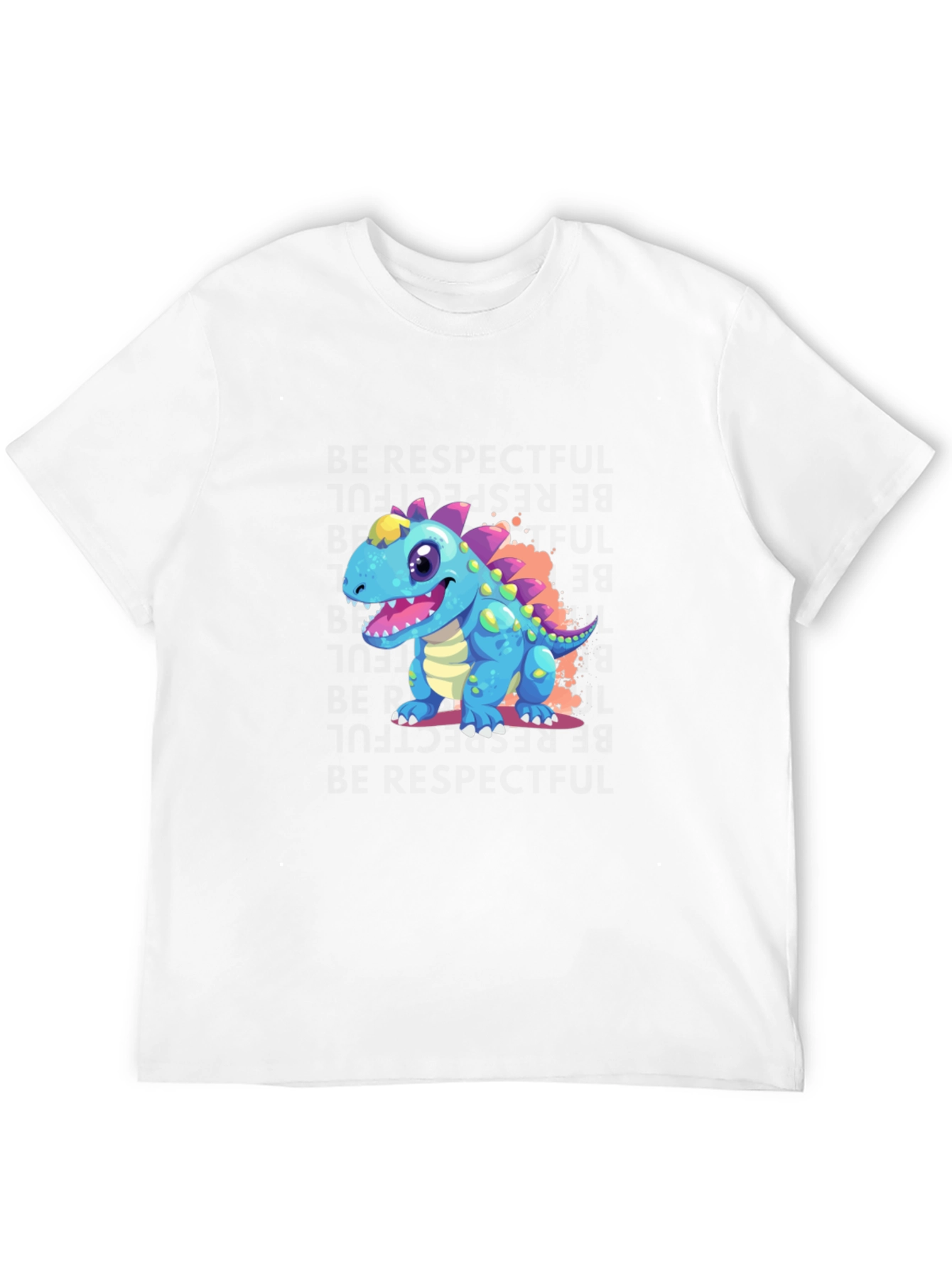 Cartoon Dinosaur Graphic Tee - Fun & Unique!