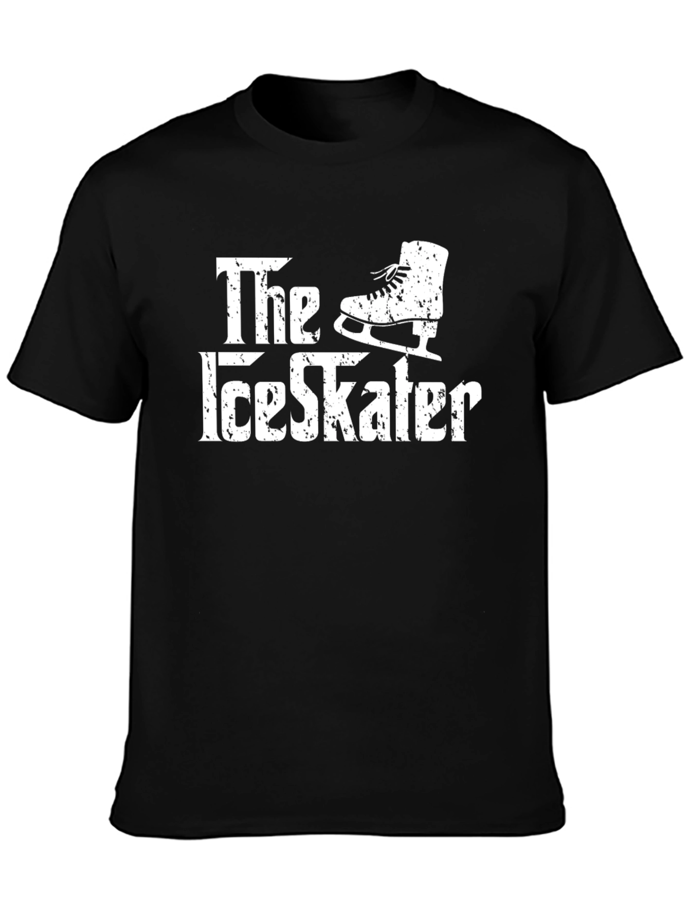 The Ice Skater Graphic T-Shirt - Black