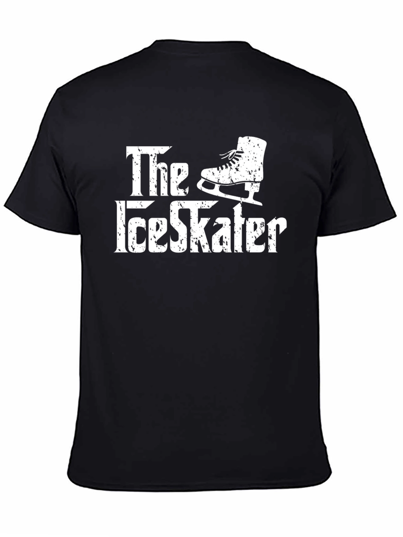 The Ice Skater Graphic T-Shirt - Black