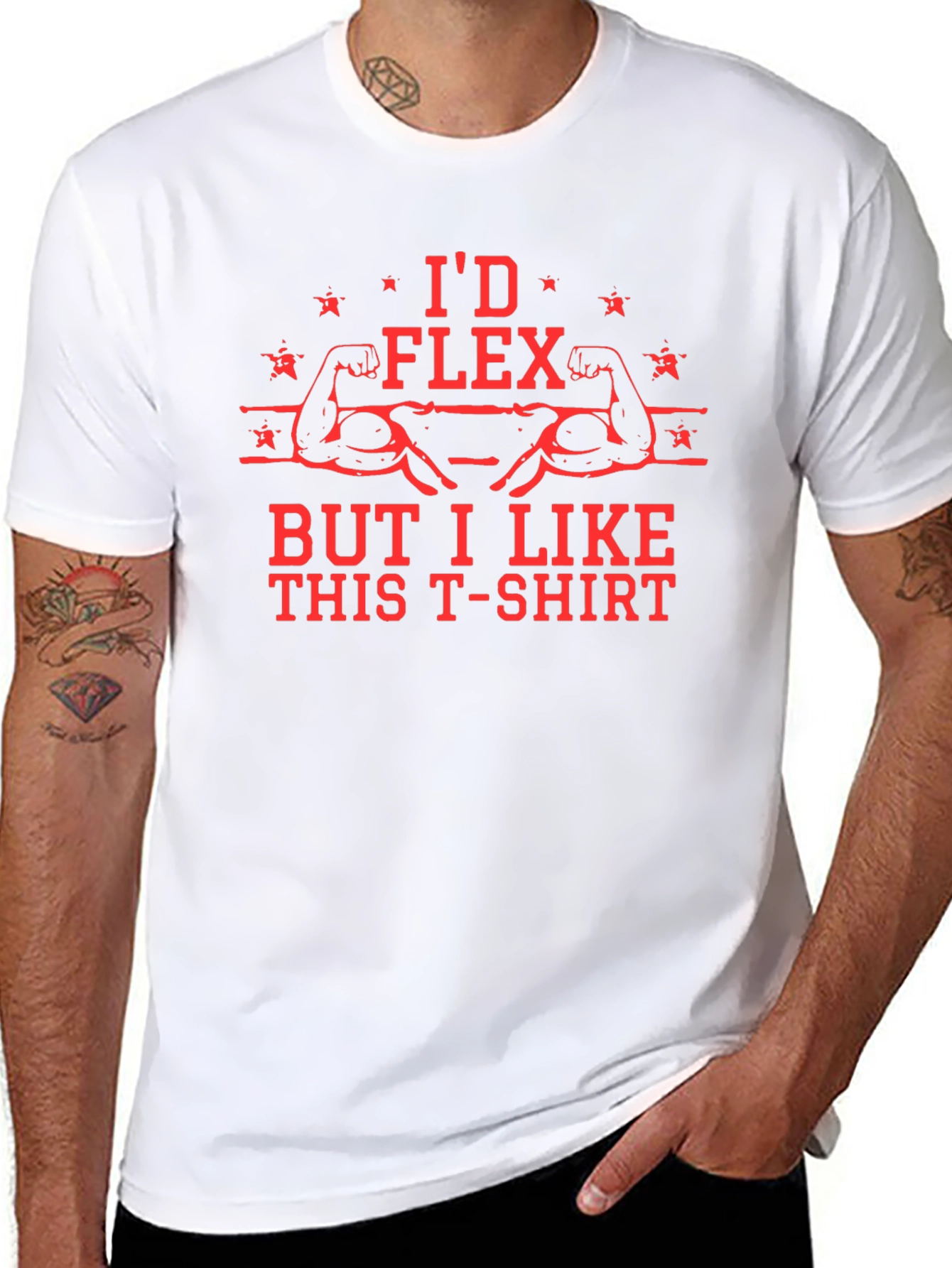 Id Flex But I Like This T-Shirt