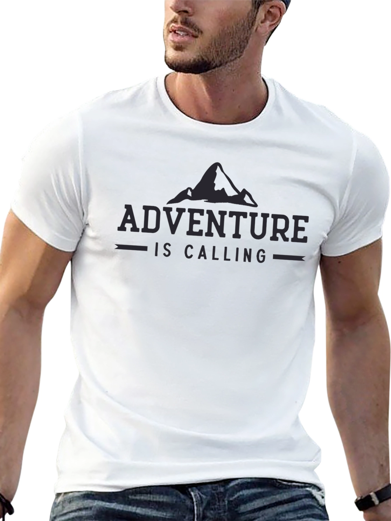 Adventure is Calling T-Shirt - Mens Graphic Tee