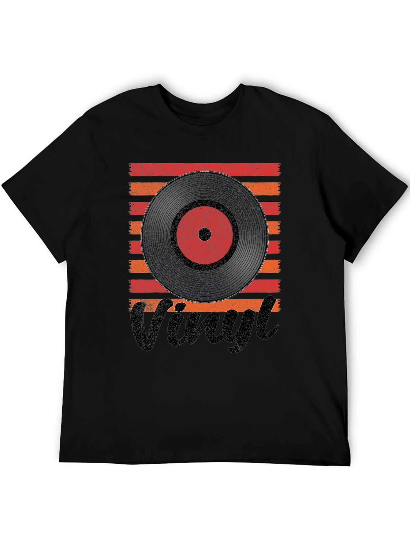 Retro Vinyl Record Graphic Tee