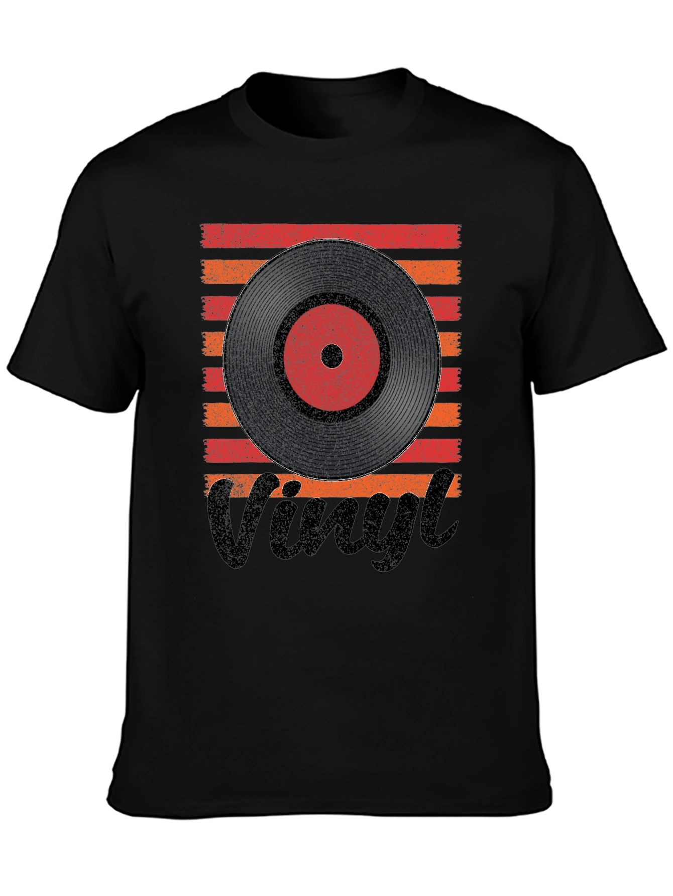 Retro Vinyl Record Graphic Tee