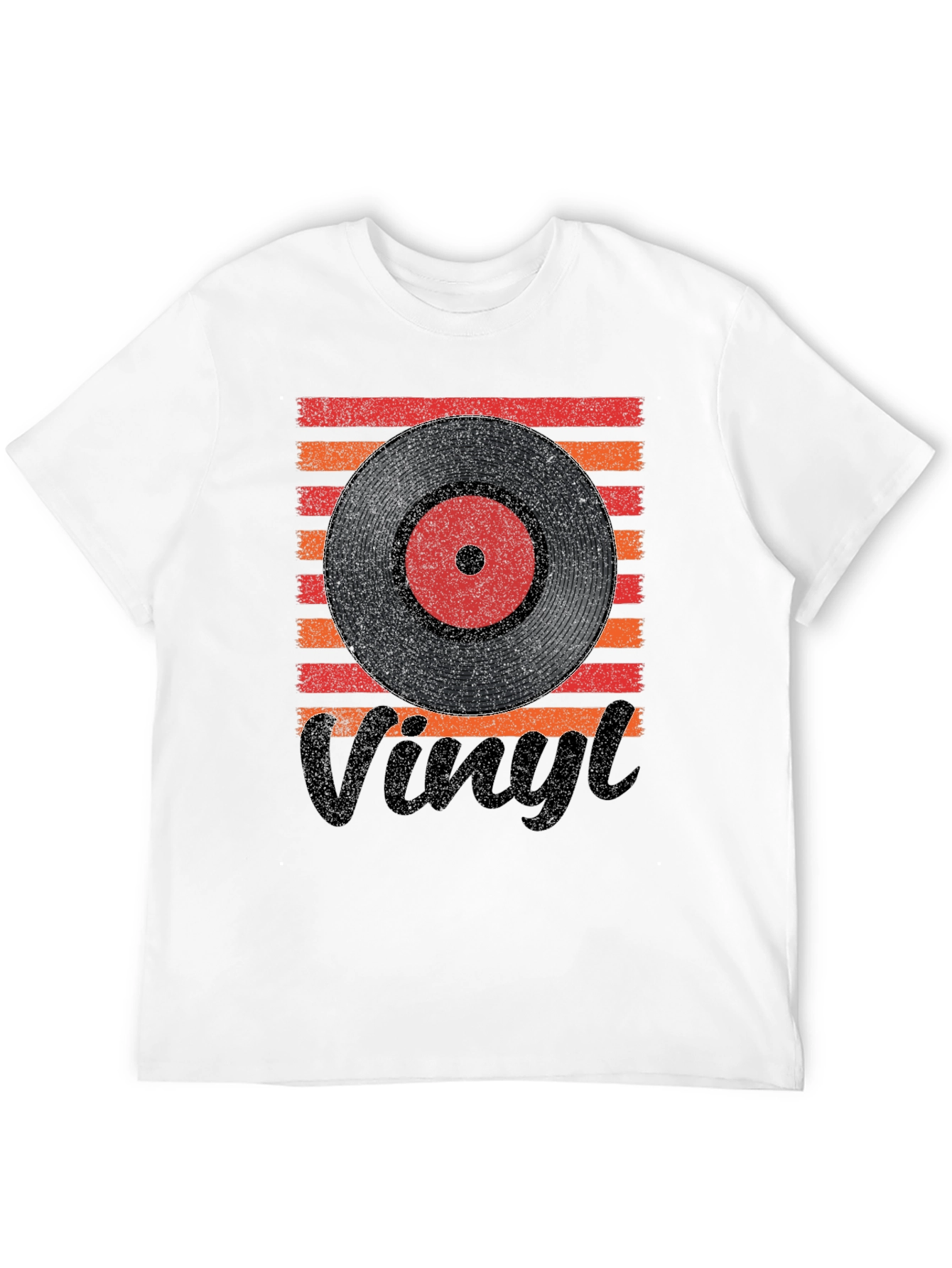 Retro Vinyl Record Graphic Tee