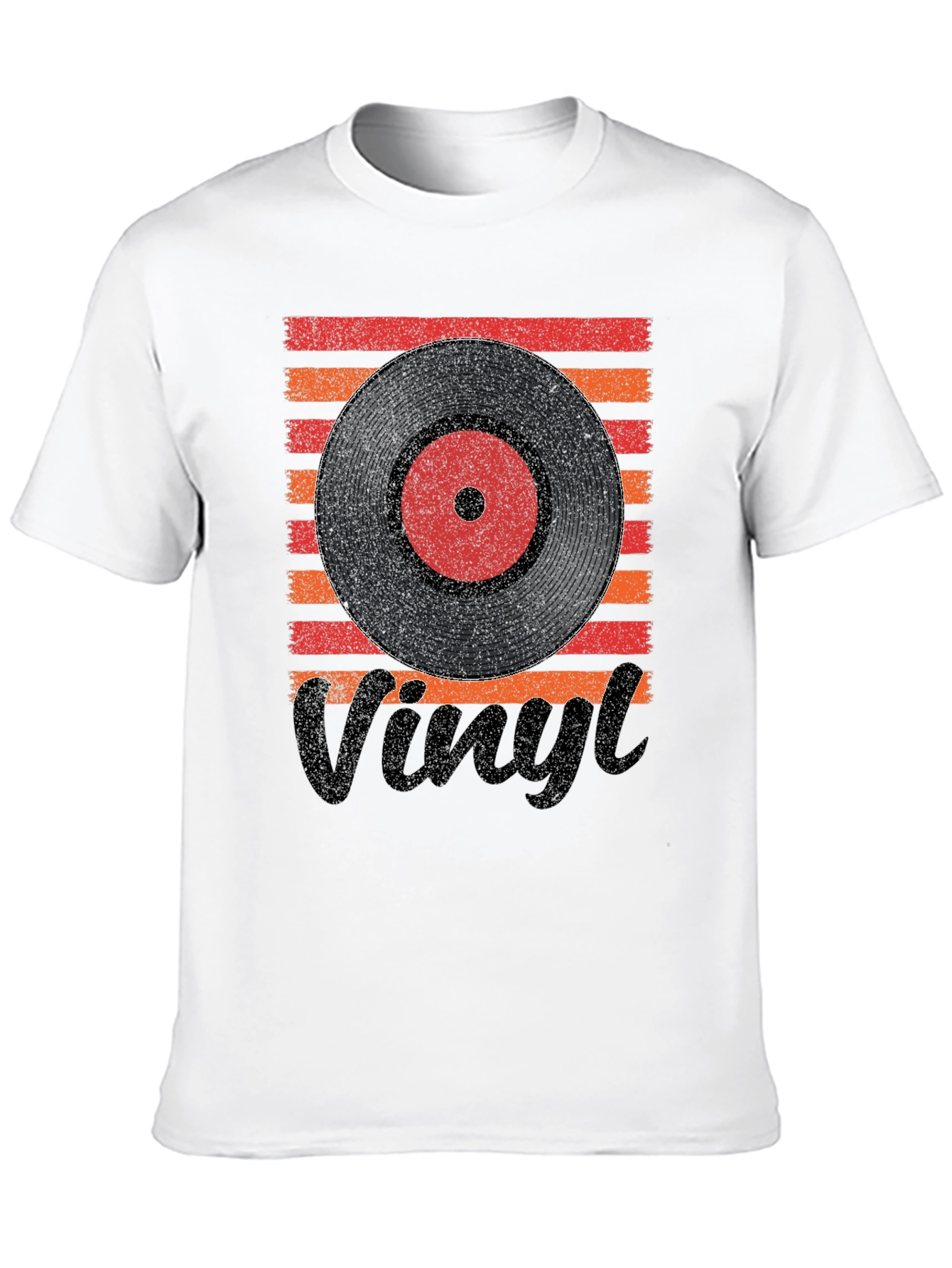 Retro Vinyl Record Graphic Tee