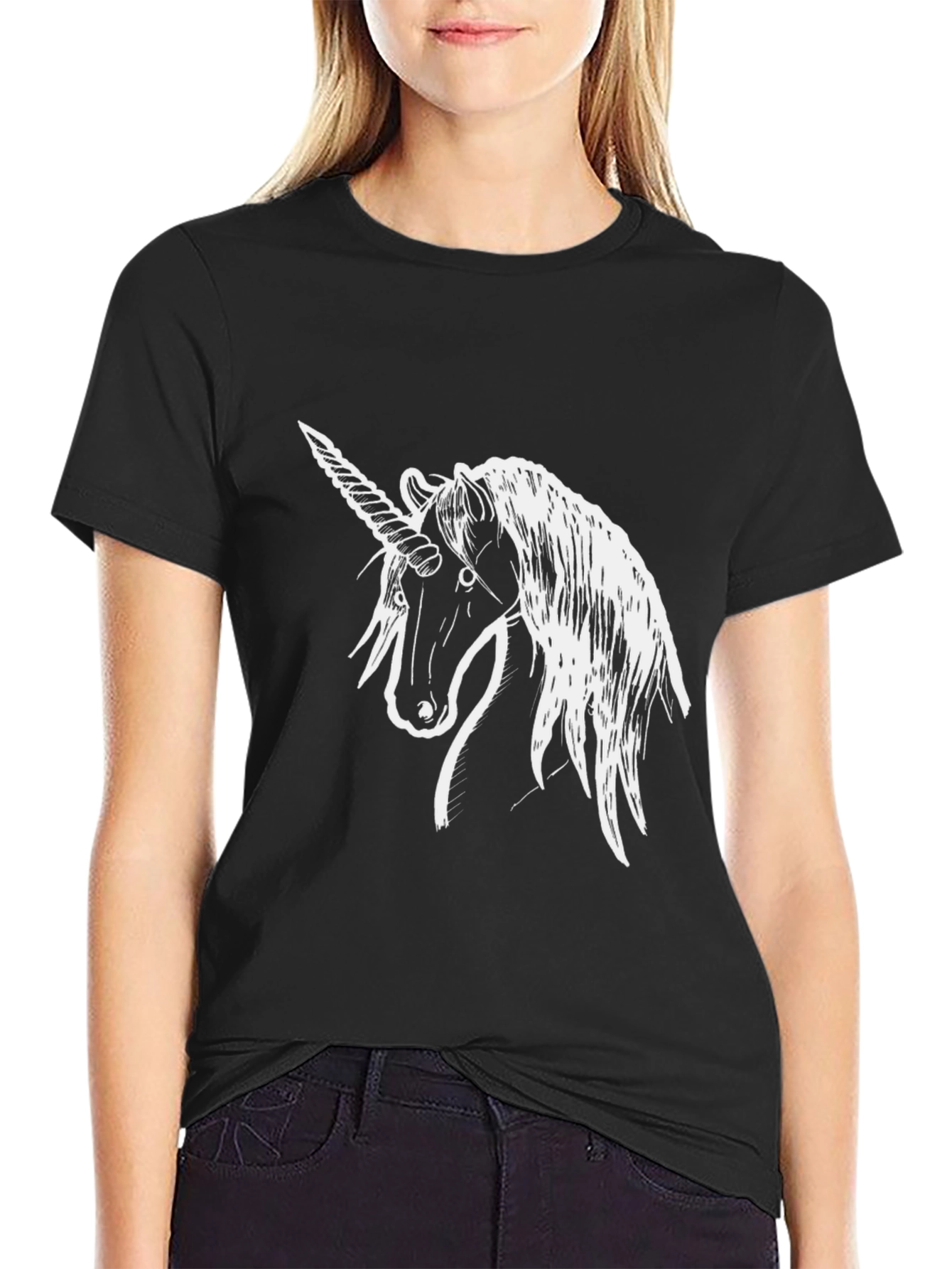 Black Unicorn Graphic Tee