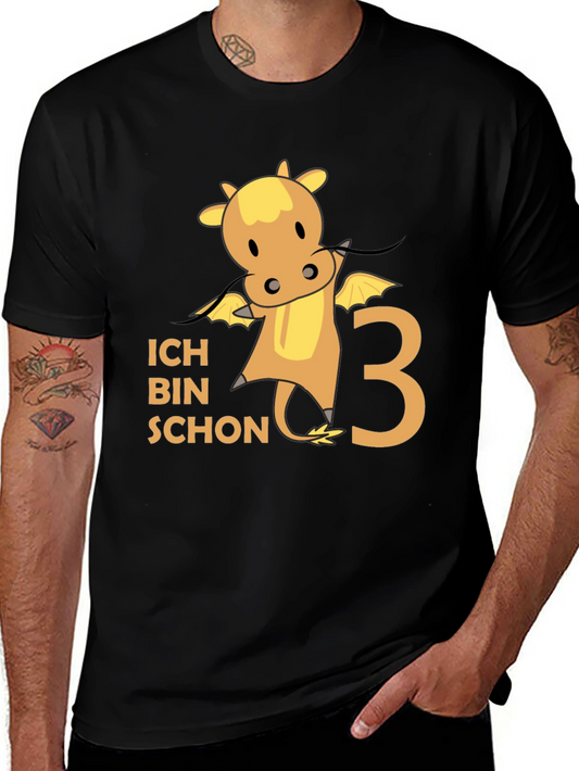 Cute 3rd Birthday Dragon T-Shirt