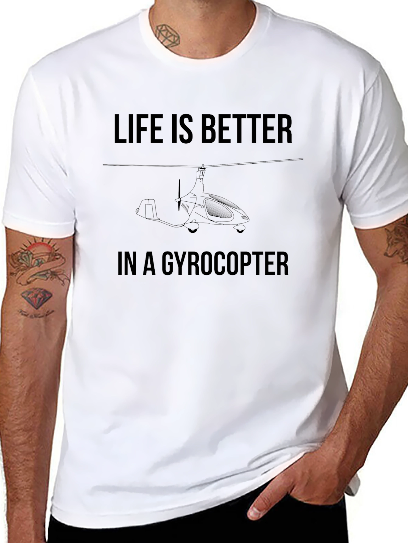 Life Is Better In A Gyrocopter T-Shirt