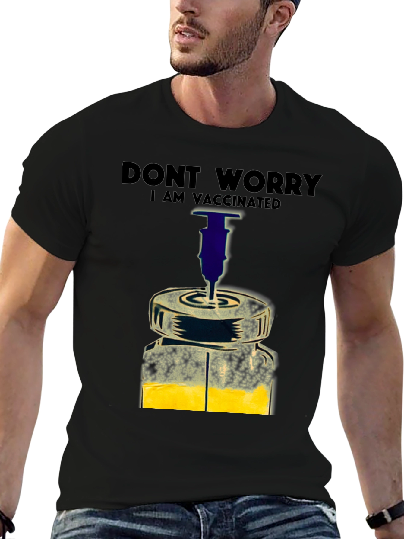 Vaccinated Graphic Tee - Stay Worry-Free