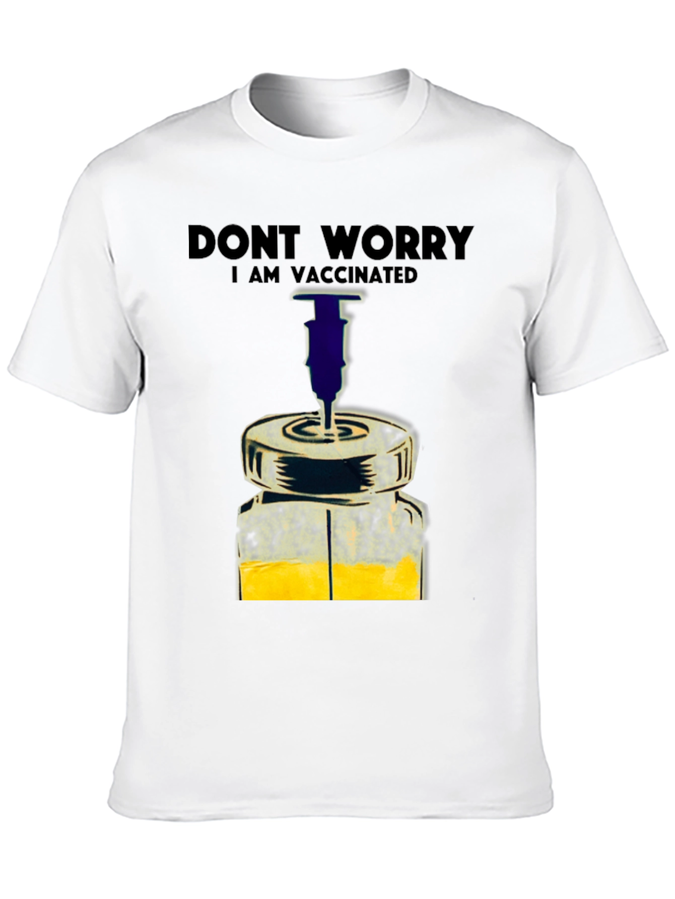Vaccinated Graphic Tee - Stay Worry-Free