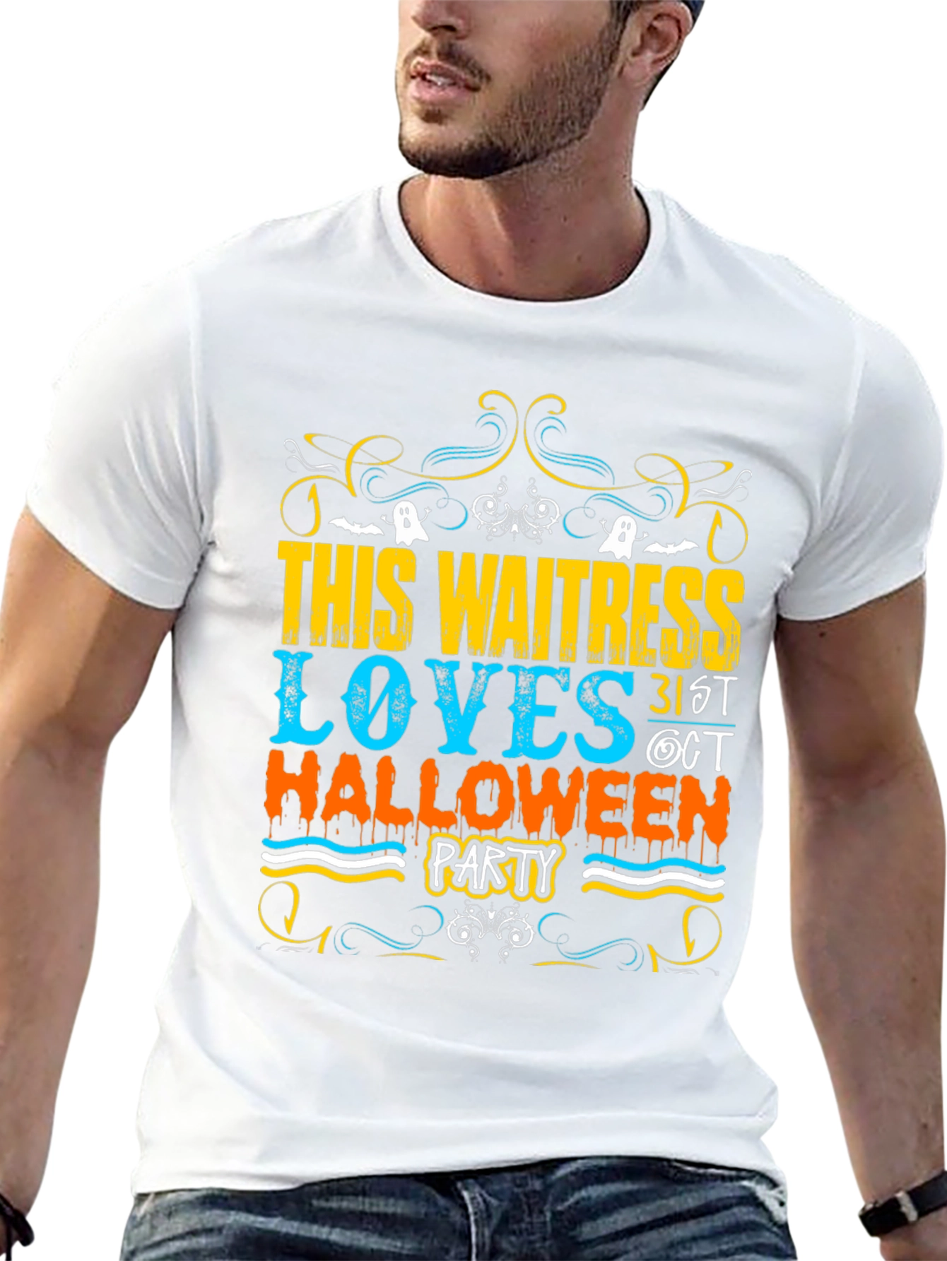 Waitress Halloween Party T-Shirt