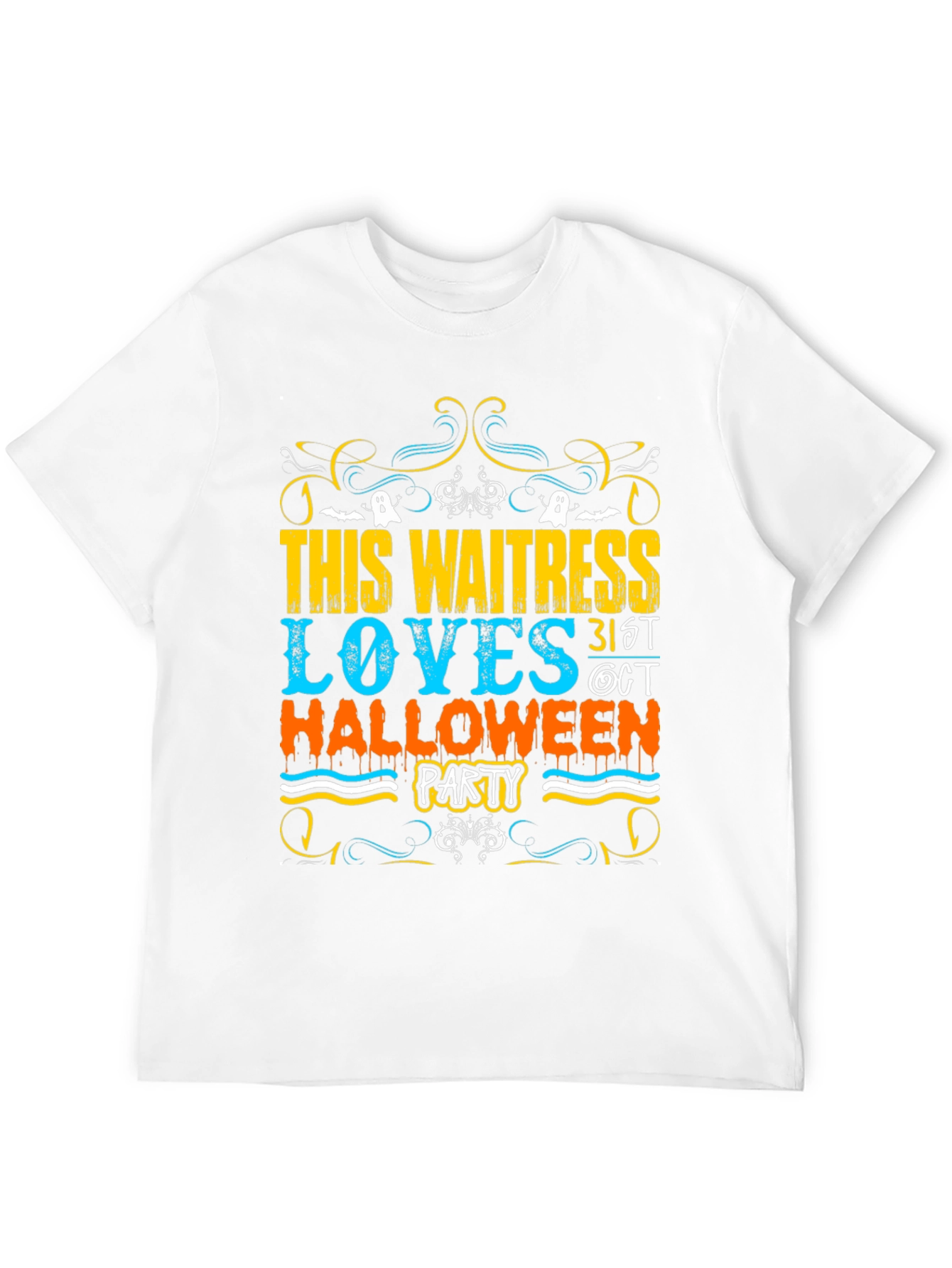 Waitress Halloween Party T-Shirt