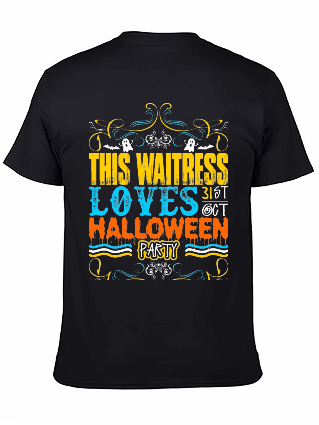 Waitress Halloween Party T-Shirt