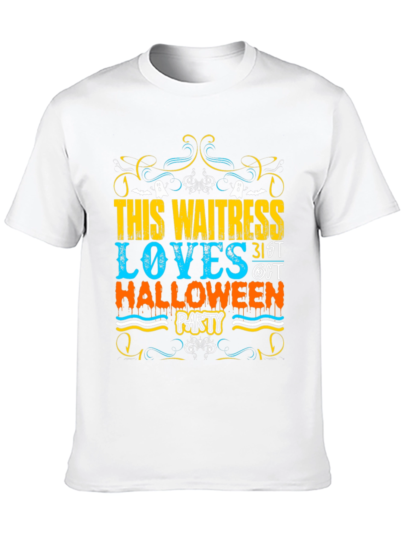 Waitress Halloween Party T-Shirt