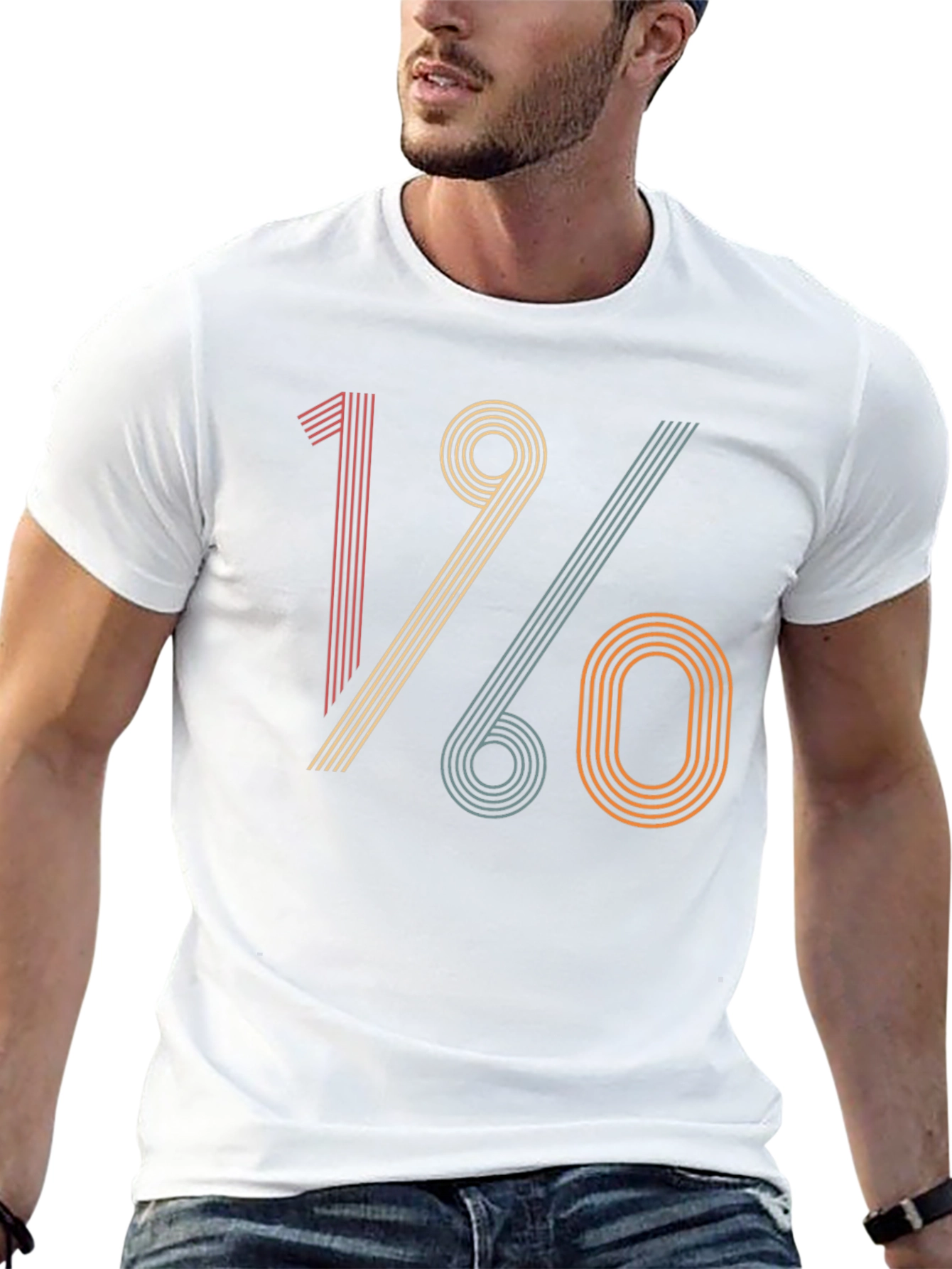 Retro 1960s Style Graphic Tee