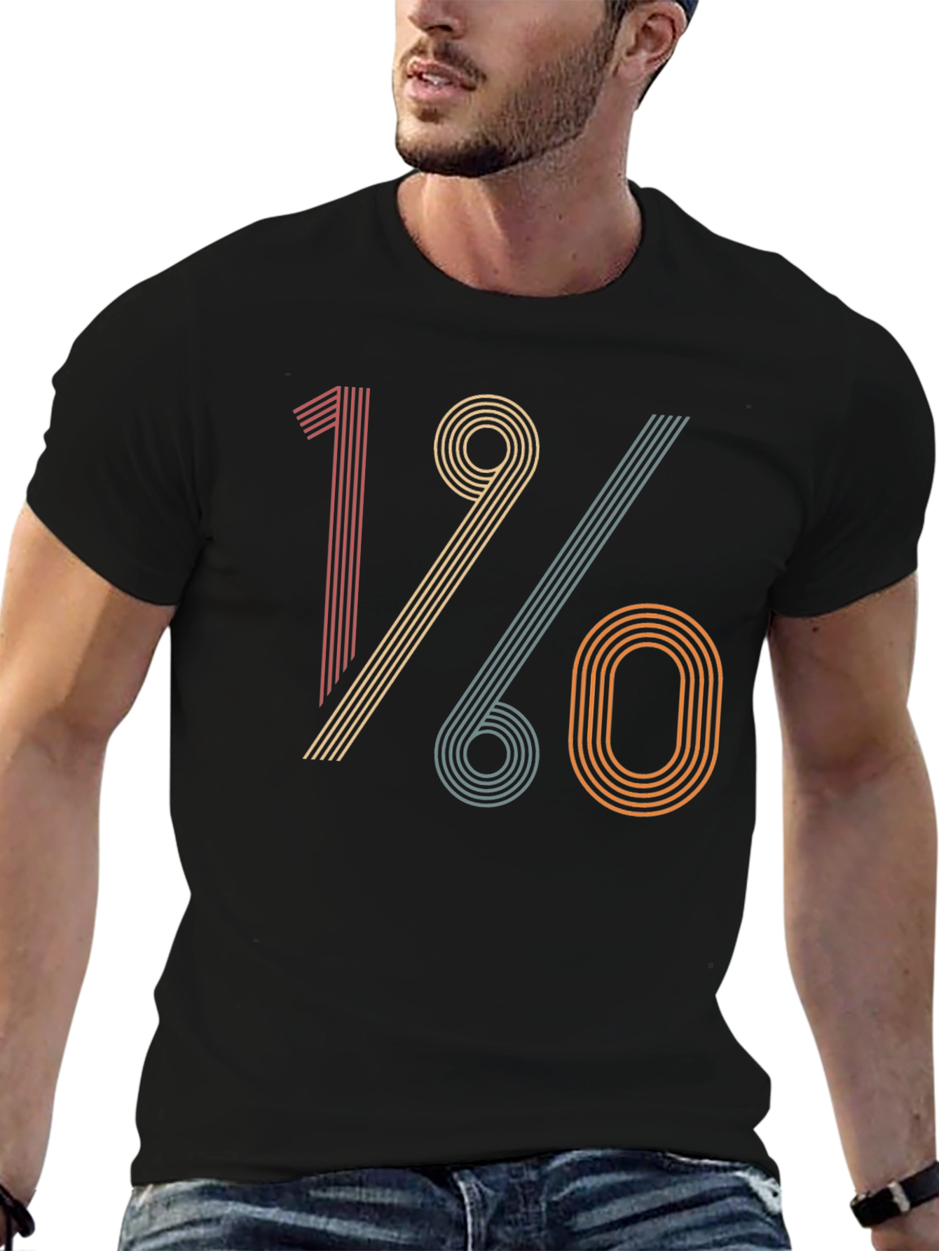 Retro 1960s Style Graphic Tee