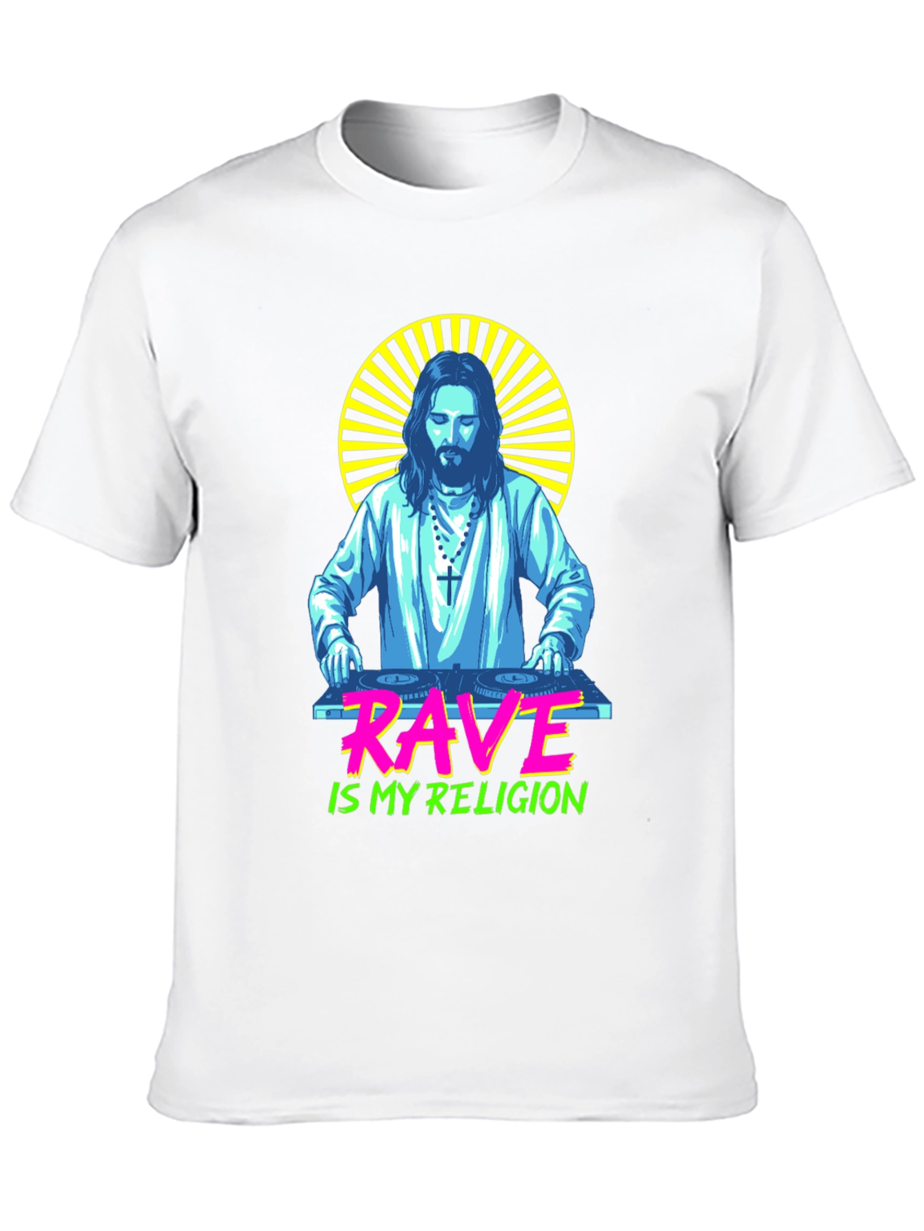 Rave is My Religion Graphic T-Shirt - DJ Jesus