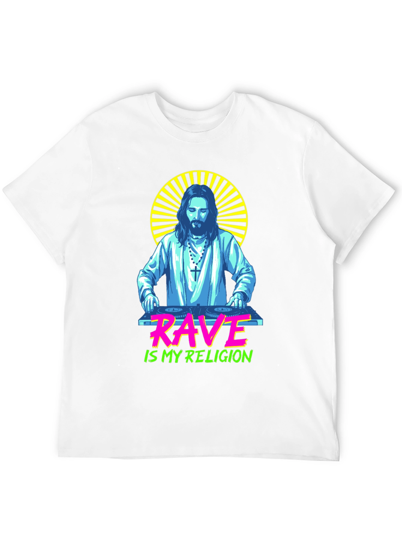 Rave is My Religion Graphic T-Shirt - DJ Jesus
