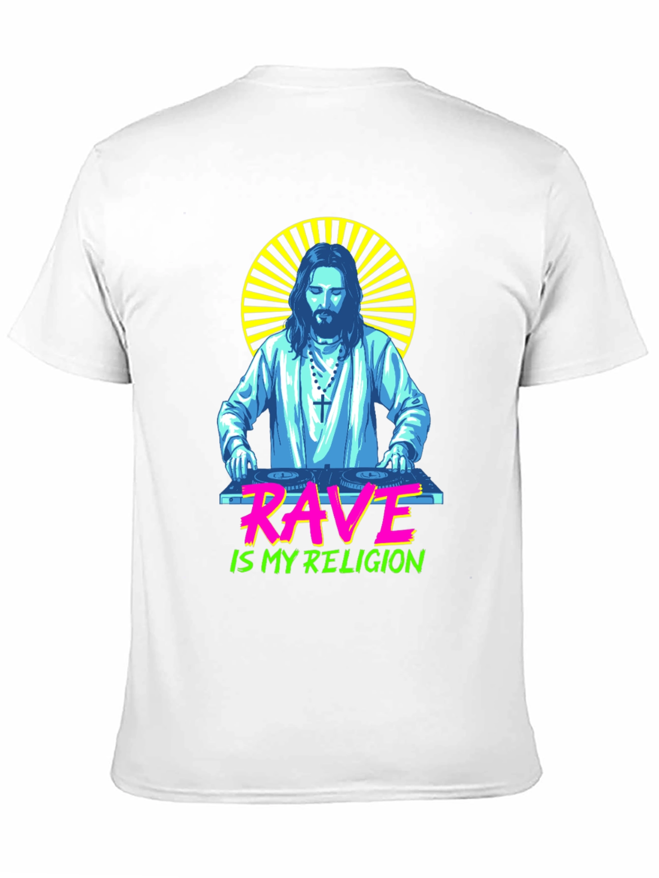 Rave is My Religion Graphic T-Shirt - DJ Jesus