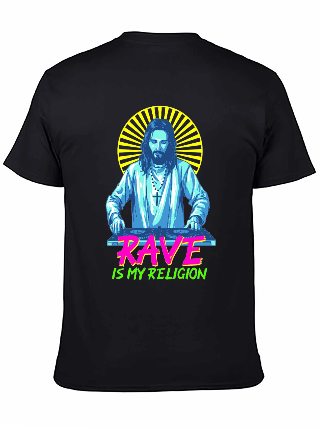 Rave is My Religion Graphic T-Shirt - DJ Jesus