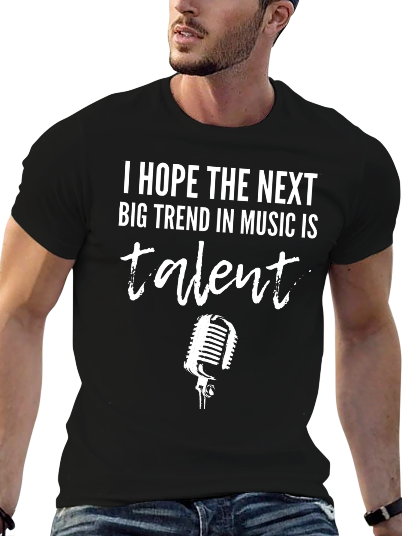 Talent in Music Graphic Tee - Black