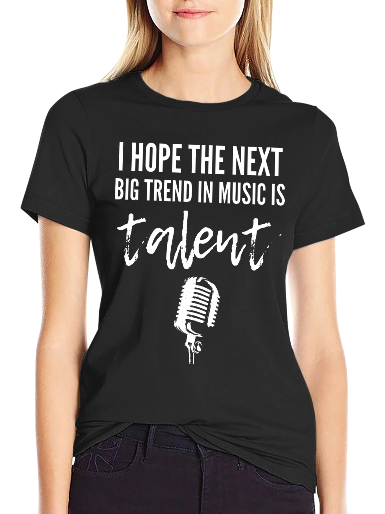 Talent in Music Graphic Tee - Black