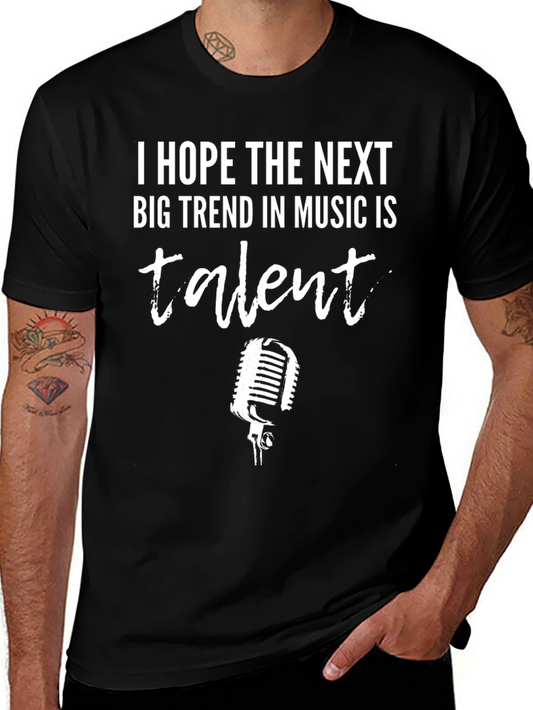 Talent in Music Graphic Tee - Black