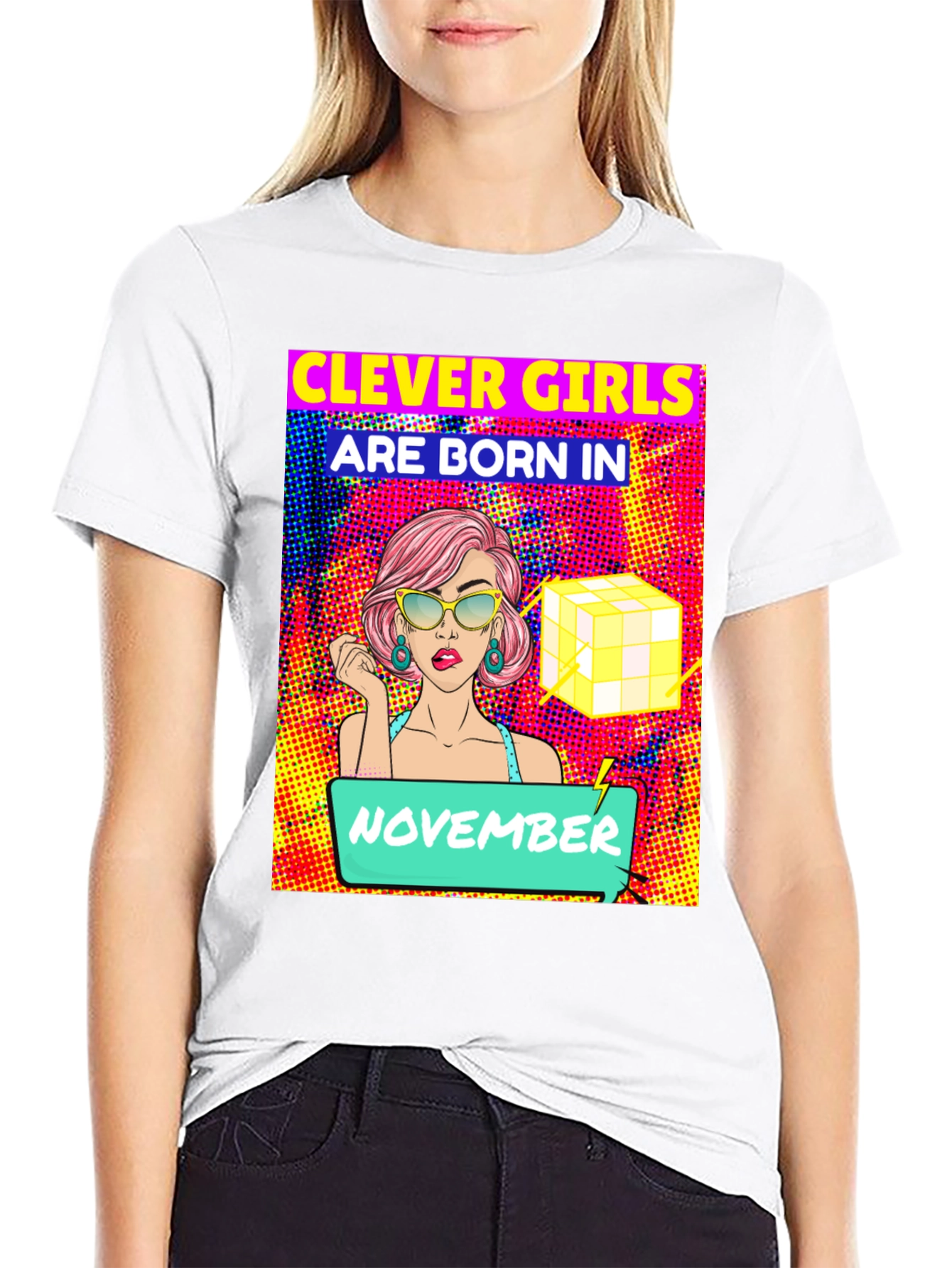 Clever Girls Born in November T-Shirt