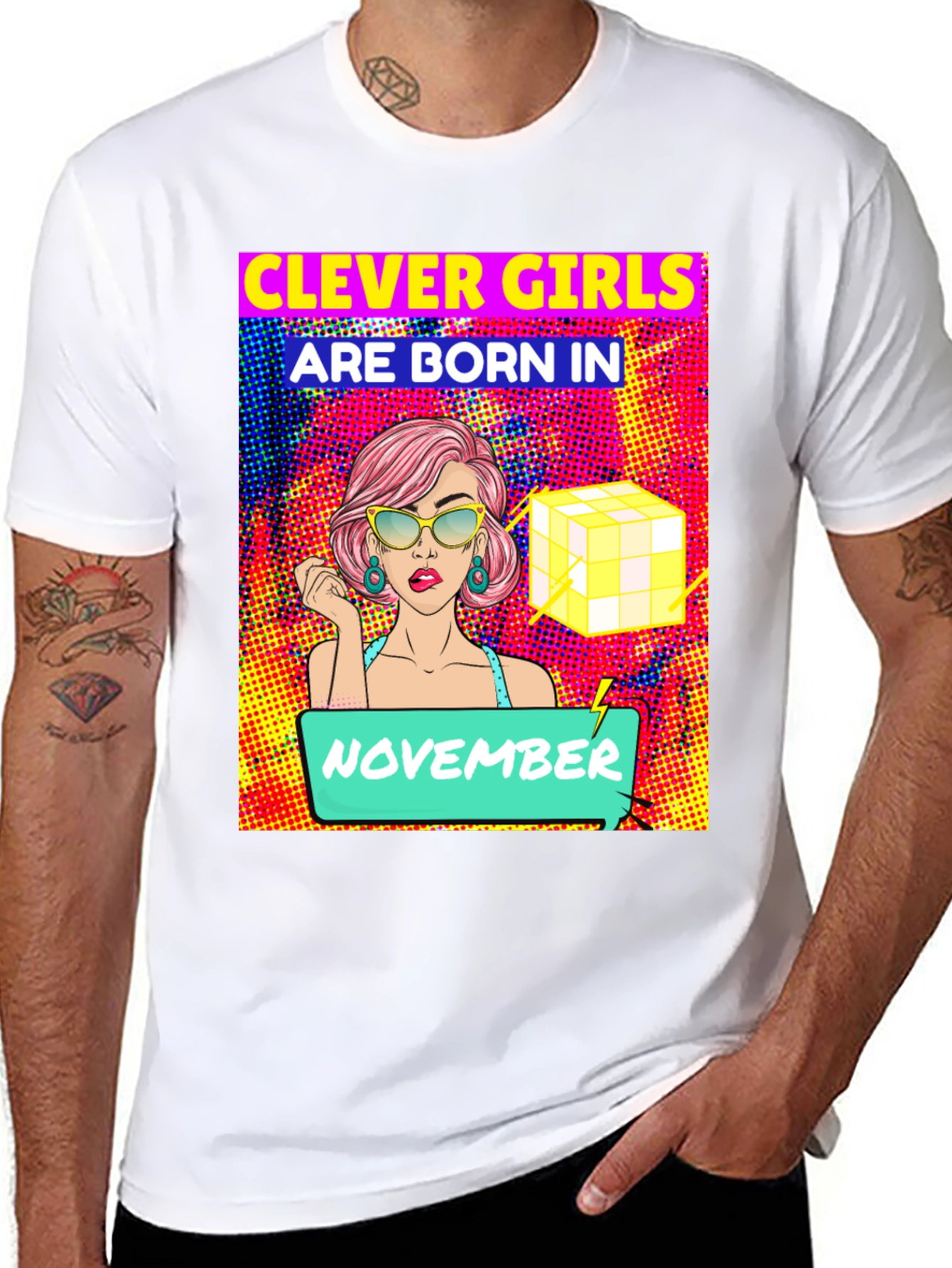 Clever Girls Born in November T-Shirt