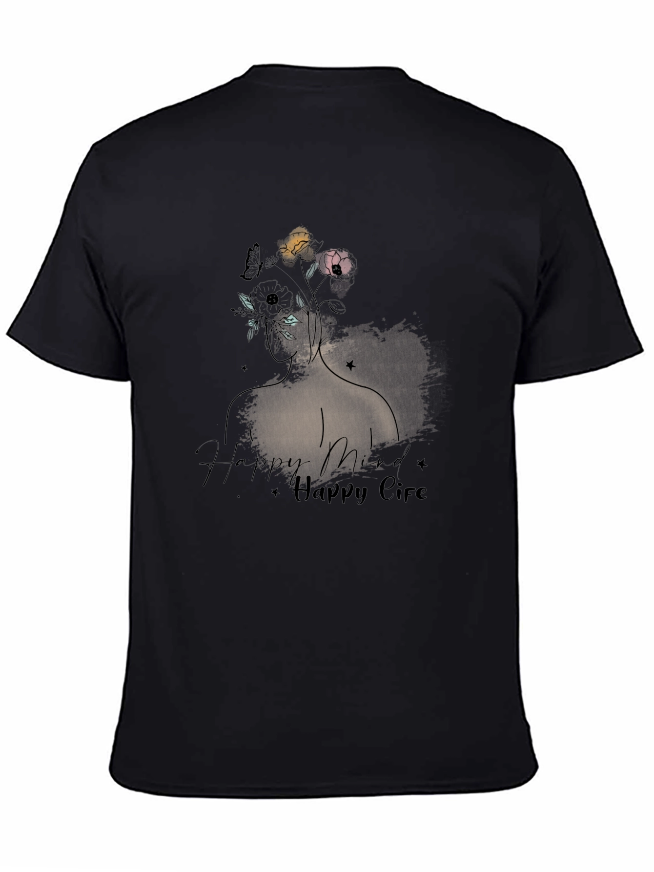 Happy Mind Happy Life Graphic Tee