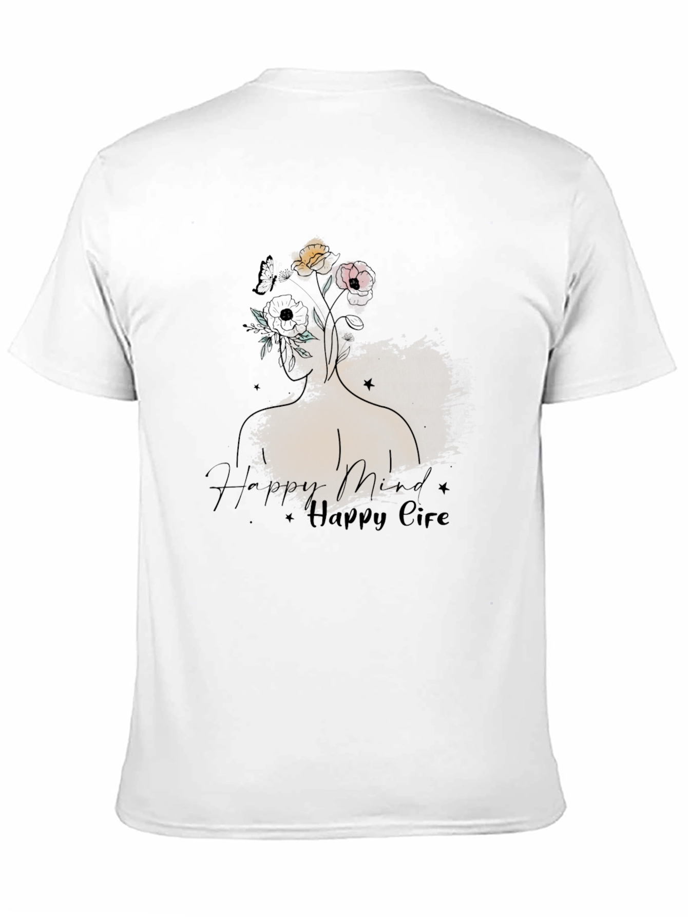 Happy Mind Happy Life Graphic Tee