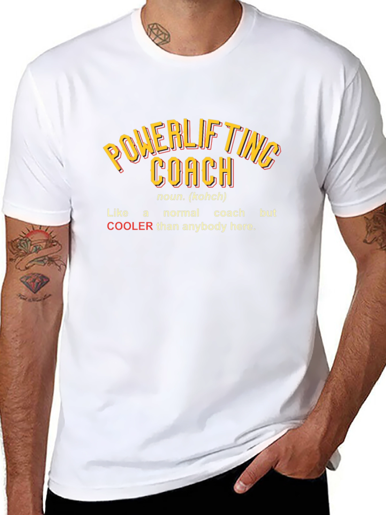 Powerlifting Coach T-Shirt - Cooler Than the Rest!