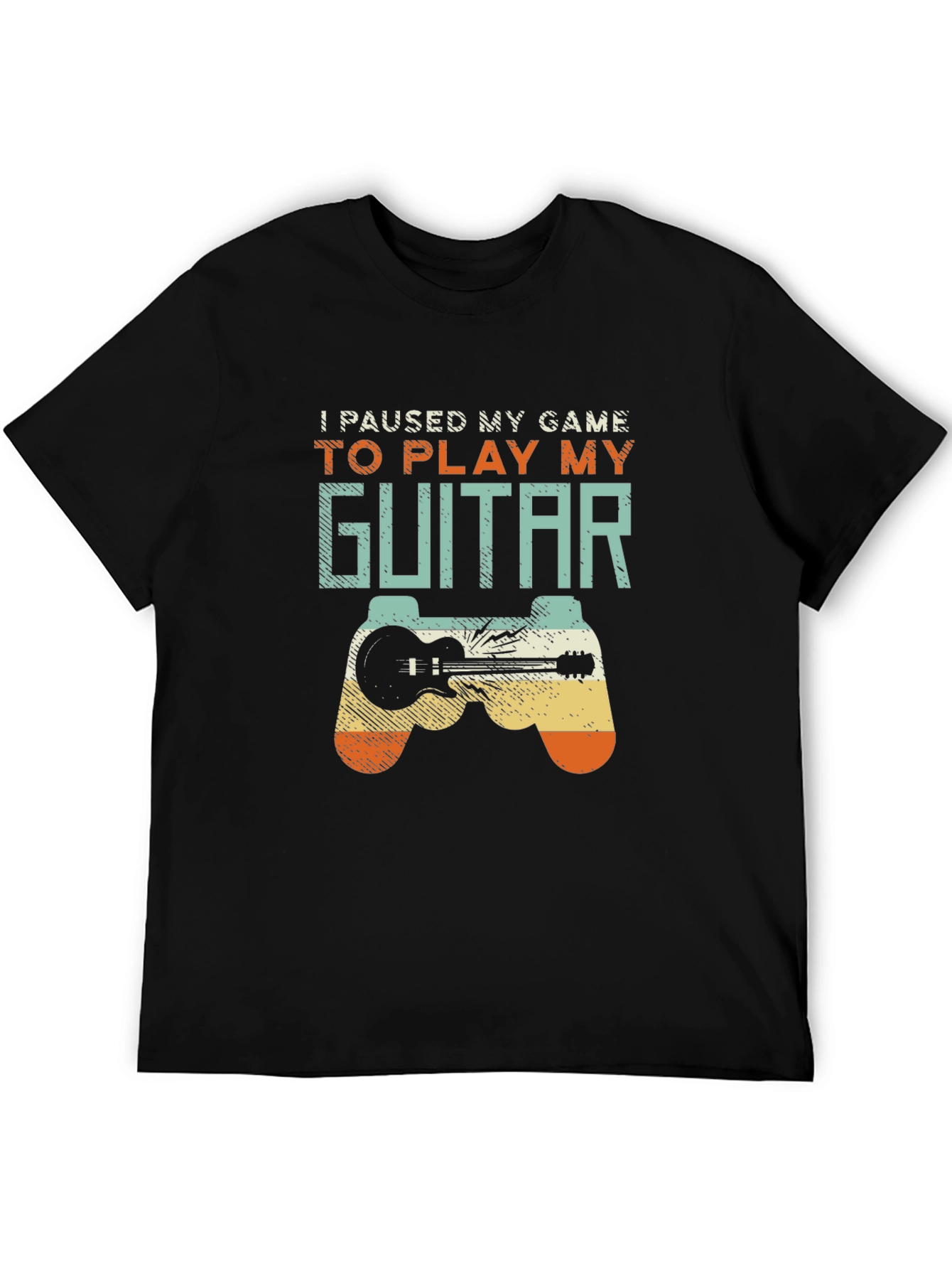 Gamer Guitarist T-Shirt - I Paused My Game