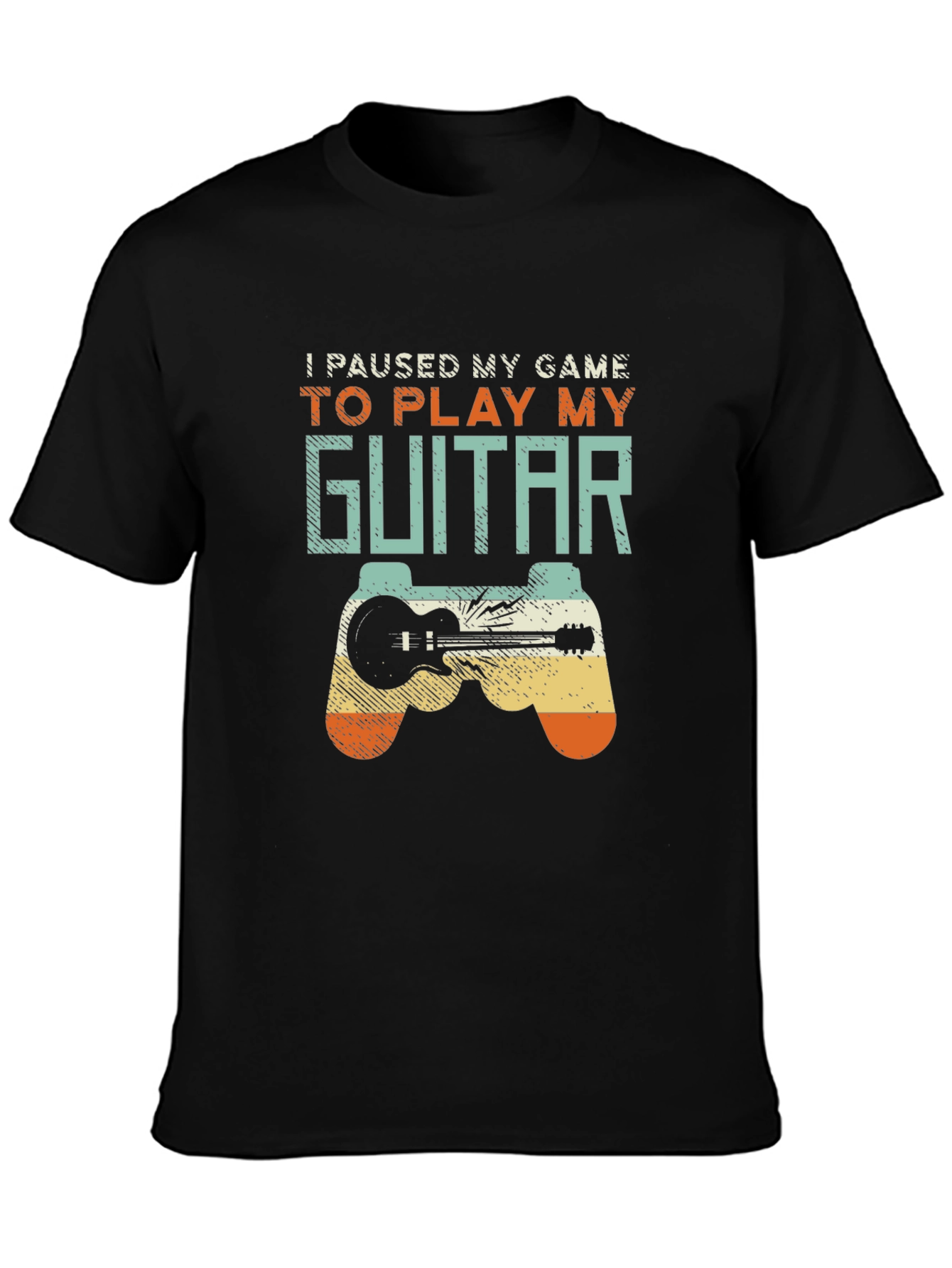 Gamer Guitarist T-Shirt - I Paused My Game