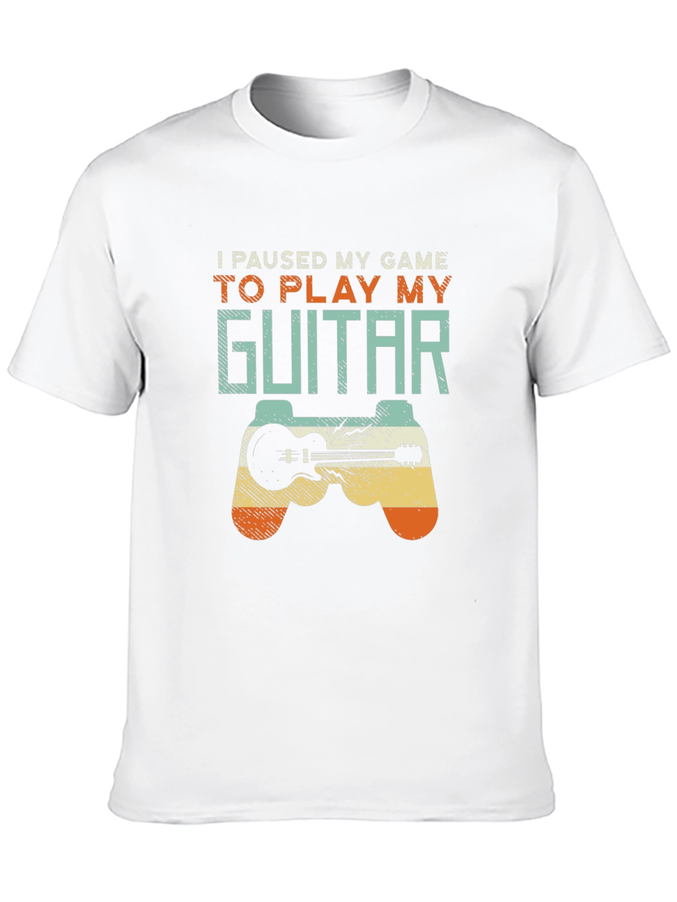 Gamer Guitarist T-Shirt - I Paused My Game