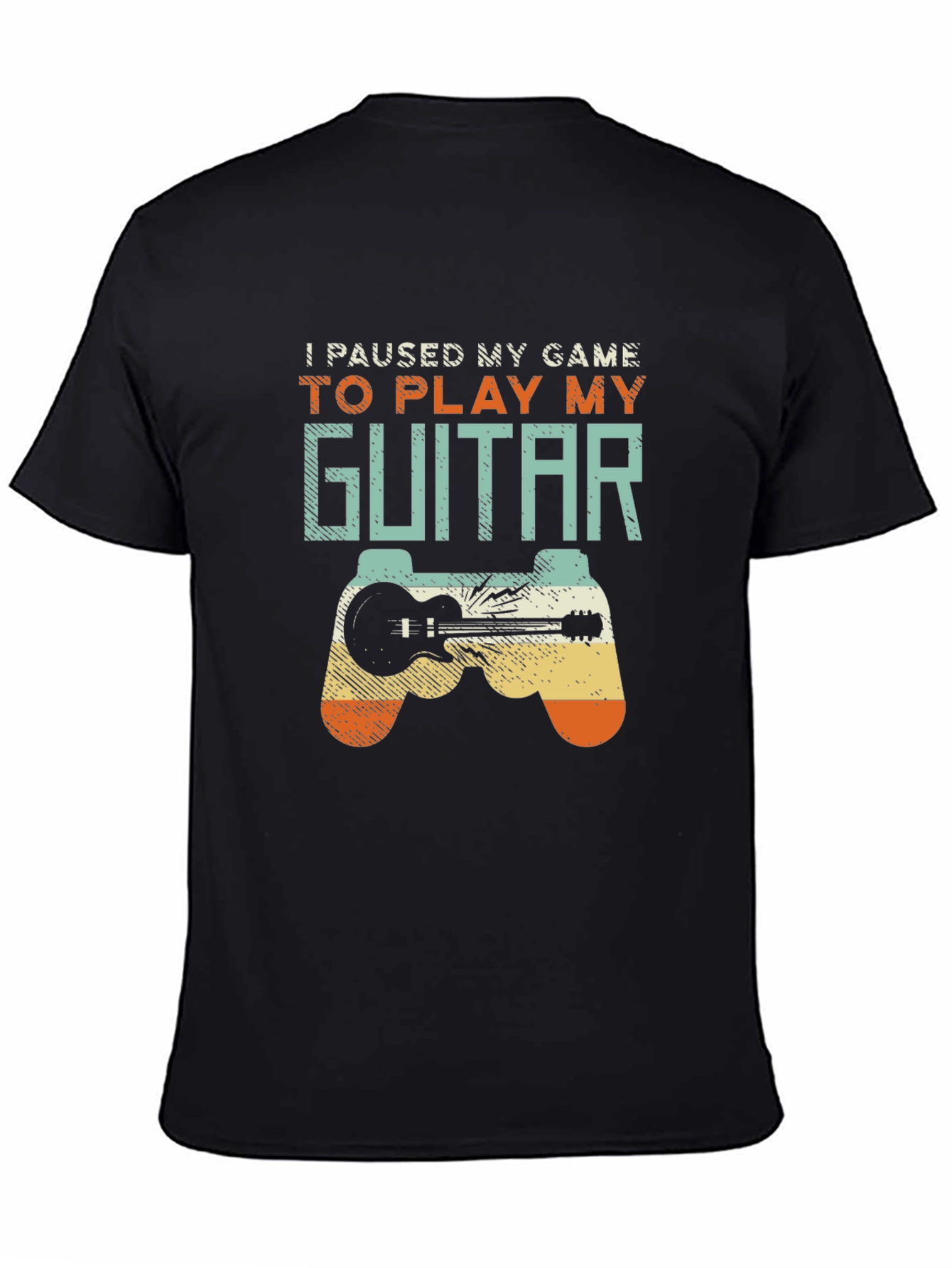Gamer Guitarist T-Shirt - I Paused My Game